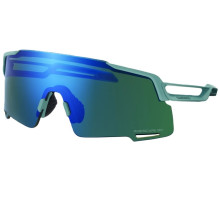 Окуляри SHIMANO EQUINOX5 Gravel, бірюзові з лінзою Ridescape GR