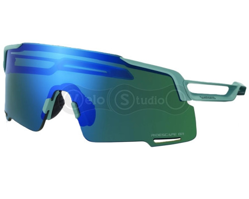 Окуляри SHIMANO EQUINOX5 Gravel, бірюзові з лінзою Ridescape GR