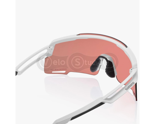 Очки SHIMANO EQUINOX5 Off-road, матовые белые с линзой Ridescape OR