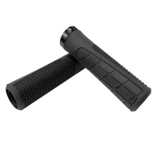 Грипсы Green Cycle GGR-418 130mm черные с одним черным замком