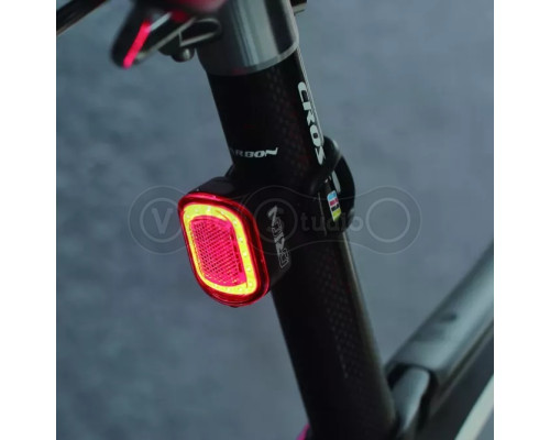 Мигалка задняя Moon Orion 50 люмен, встроенный аккумулятор, USB TYPE-C