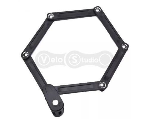 Вело замок Green Cycle GLK-596 із сталевих пластин, 850ммх57мм