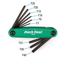 Набор торксов Park Tool TWS-2 T7/T9/T10/T15/T20/T25/T27/T30/T40