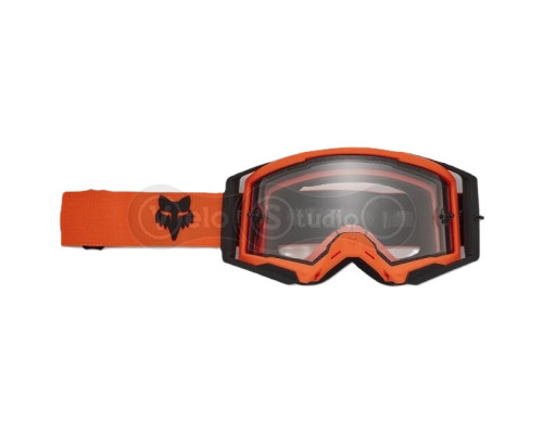 Маска FOX Airspace Enduro Goggles [Flo Orange], Dual Clear Lens