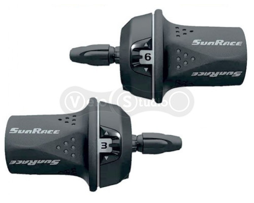 Грипшифты SunRace TSM21, левый/правый, 3x6 скоростей