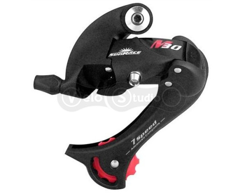 Задний переключатель SunRace RDM37 LD, 7 скоростей, max.: 30T, длинная лапка