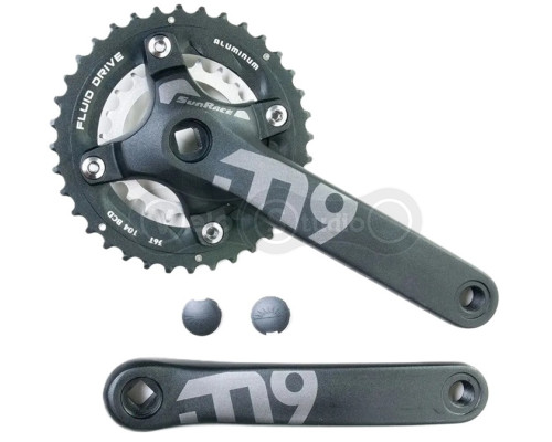 Шатуны SunRace FCM926, 175 мм, 36-22T, 9 скоростей, 104/64BCD