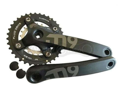 Шатуны SunRace FCM926, 175 мм, 36-22T, 9 скоростей, 104/64BCD