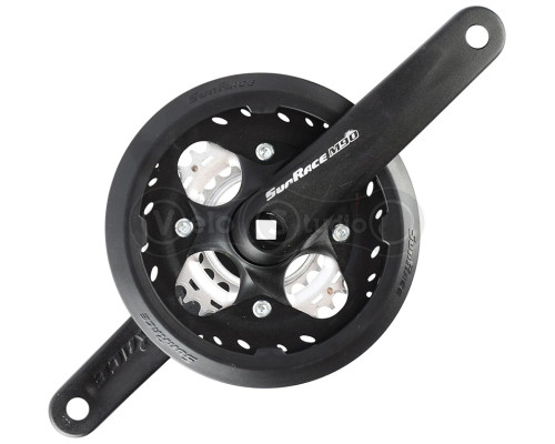 Шатуны SunRace FCM904 B, 170 мм, 44-32-22T, 9 скоростей с защитой