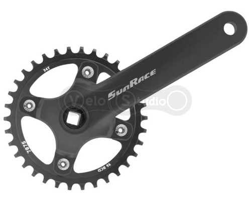 Шатуны SunRace FCM93U, 170 мм, 32T, 96BCD, 11/10/9 скоростей