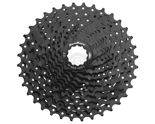 Кассета SunRace CSMS2 TAY E, 10 скоростей, 11-42Т, Black