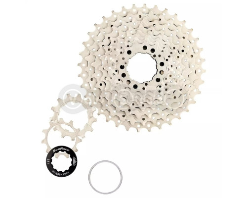 Касета SunRace CSMS2 TAY X, 10 швидкостей, 11-42T, Silver