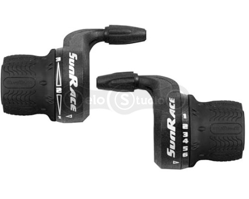 Грипшифты SunRace TSM27, левый/правый, 3x6 скоростей