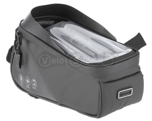 Сумка на раму под смартфон ONRIDE Visor 30, объем 1 л, водоотталкивающая, светоотражающая