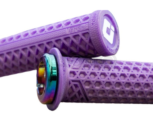 Грипси ODI Vans v2.1 Lock-On MTB Closed End 135mm Purple/Oil Slick