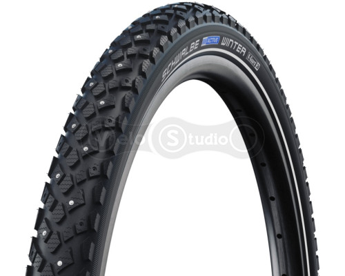 Зимняя велопокрышка 27.5x2.00 (50-584) SCHWALBE WINTER K-Guard, TwinSkin B/B+RT