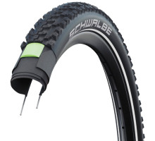 Покрышка 27.5x2.35 (60-584) SCHWALBE SMART SAM PLUS Perf, DD, GreenGuard B/B-SK+RT HS624 ADDIX 67EPI 35B