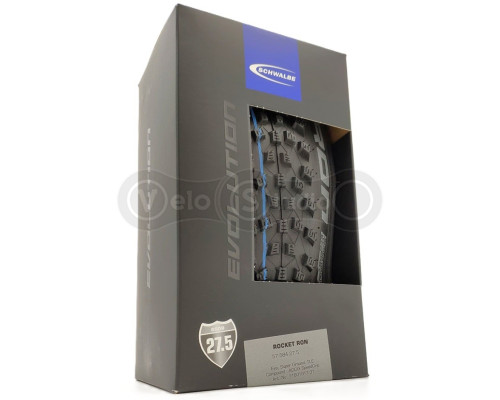 Покрышка 27.5x2.80 (70-584) Schwalbe Rocket Ron Evo, Super Ground, TLE B/B-SK HS438 ADDIX SpeedGrip 67EPI