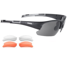 Окуляри ONRIDE Lead 30 матово-чорні з лінзами димчасті кат 3 (17%);