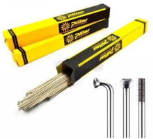 Спиці 264мм 14G Pillar PSR Standard, нержавіюча сталь Sandvic Т302+ срібляста (72шт в упаковці)