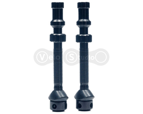 Бескамерный ниппель Stan's Universal FV 44 мм, алюминий, 2 штуки, черные