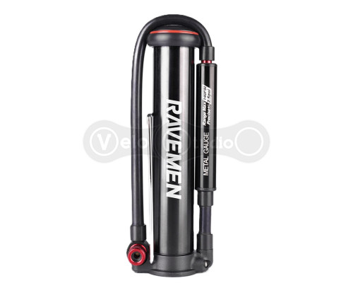 Насос мини-напольный Ravemen MP02, алюминий, манометр, 18 см, 220psi