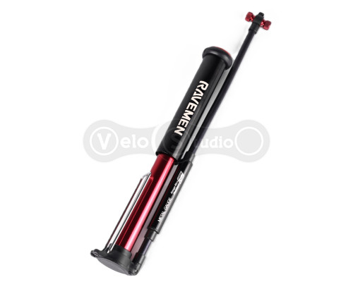 Насос мини-напольный Ravemen MP02, алюминий, манометр, 18 см, 220psi