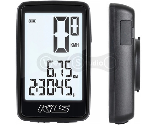 Велокомп'ютер провідний KLS Contest 10-функцій чорний