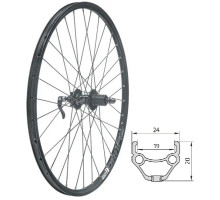 Колесо заднее KLS Draft DSC 27,5, Disc, 10x135мм черное