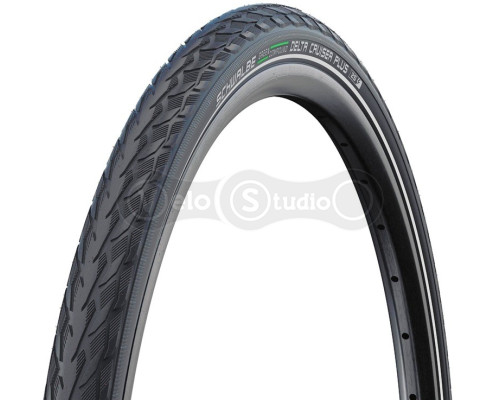 Покришка Schwalbe Delta Cruiser Plus 28x1.75 (47-622) Active, PunctureGuard, TwinSkin, GREEN, B/B+RT