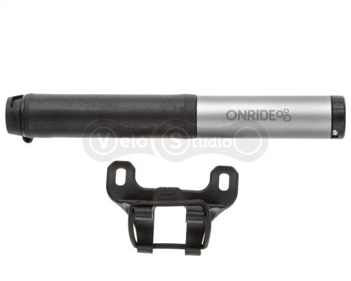 Ручний насос ONRIDE Query, алюміній, шланг висувний, HP/HV, 20 см, 80/120 psi