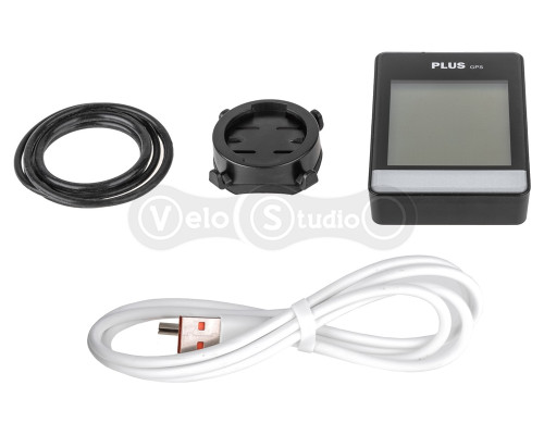 Велокомп'ютер ONRIDE Plus з GPS, 9 функцій, чорний