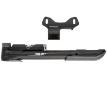 Насос ручной Giyo GP-43CP, пластик, манометр, умная головка, 24см, 120psi