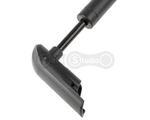 Насос ручной Giyo GP-43CP, пластик, манометр, умная головка, 24см, 120psi