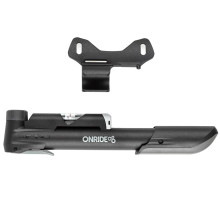 Ручний насос ONRIDE Counter 10 пластик, 25см, з манометром, FV/AV, 120PSI