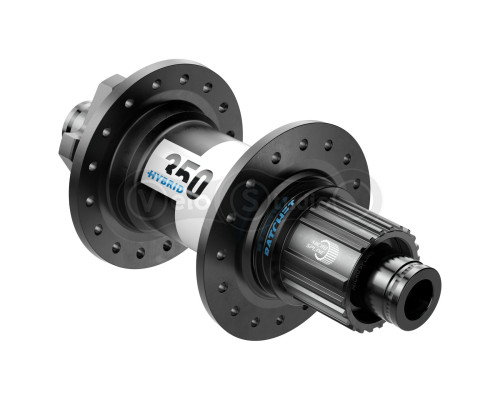 Втулка задняя DT SWISS 350 Hybrid 148/12 IS-6 bolt Shimano MicroSpline 32 отверстия