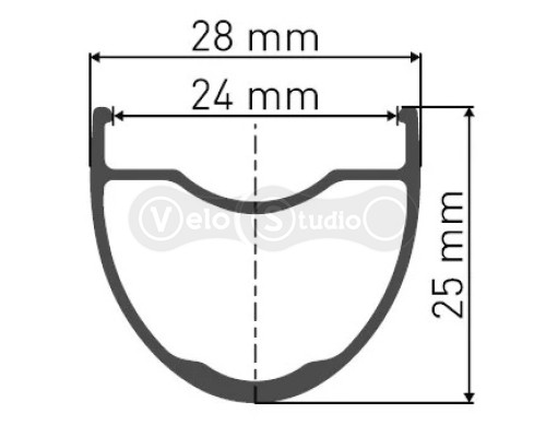 Колесо переднє DT Swiss GR 1600 SP 700C CL 25 12/100
