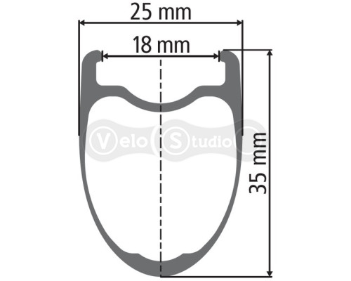 Колесо заднє DT SWISS PRC 1400 SP 700C RB 35 5/130 ASLS11