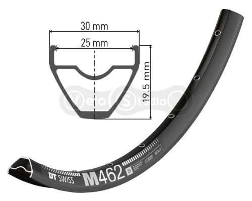 Обід DT SWISS M 462 29x25 DISK BRAKE 32 отвори