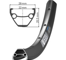 Обод DT SWISS U 533 29x22 DISK BRAKE 32 отверстия