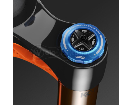 Вилка FOX 2025, 38 FLOAT, 29in, 170, Grip X2, Shiny Orange, Black/Clear Logo, 15 X 110, 44mm Rake