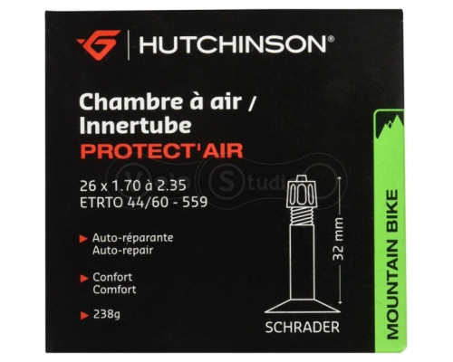 Камера с герметиком HUTCHINSON CH 26X1.70-2.35 PROTECT AIR VS32