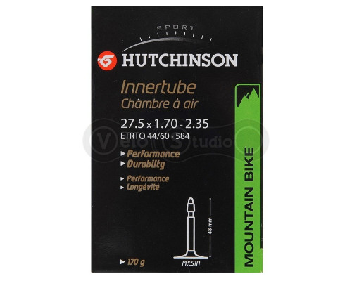 Камера HUTCHINSON STANDARD 27,5x1.70-2.35 VF 48 мм