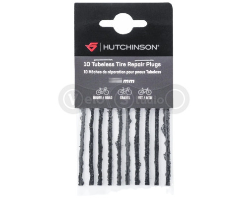 Стержни для ремонта бескамерки Hutchinson Rubber String - 1,5 мм 10 шт