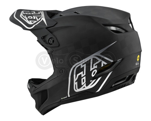 Вело шлем TLD D4 Mips Carbon Helmet [Stealth Black/Silver] L (58-59 см)