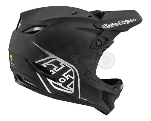Вело шлем TLD D4 Mips Carbon Helmet [Stealth Black/Silver] L (58-59 см)