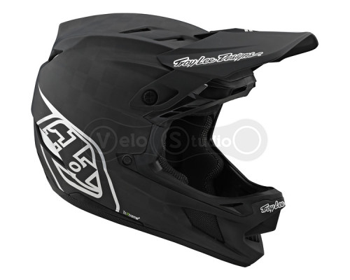 Вело шлем TLD D4 Mips Carbon Helmet [Stealth Black/Silver] L (58-59 см)