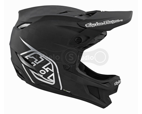 Вело шлем TLD D4 Mips Carbon Helmet [Stealth Black/Silver] L (58-59 см)