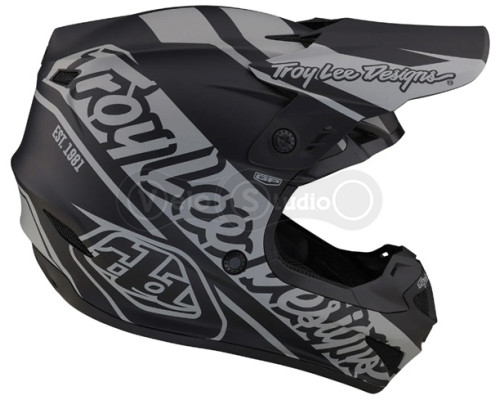 Мотошлем TLD GP Helmet Slice [Black Gray] LG
