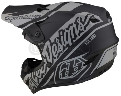 Мотошлем TLD GP Helmet Slice [Black Gray] LG